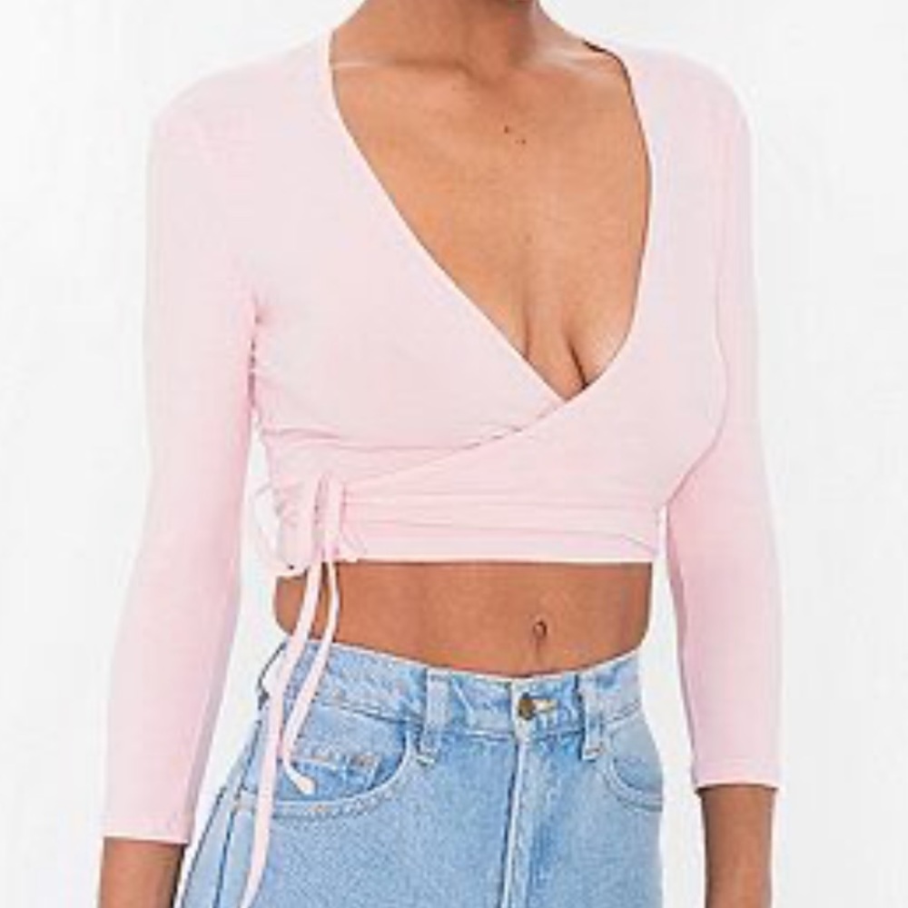 American Apparel Juliiard Wrap Top